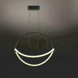 Závěsné svítidlo V-TAC 16W LED 50cm černé VT-10125 3000K 1920lm small 2