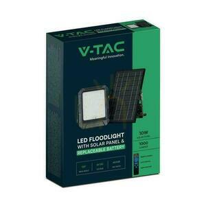 V-TAC Solární LED projektor 10W Dálkové ovládání, AUTO, časovač, IP65 Černý VT-55W 4000K 1000lm 2 V-TAC Solární LED projektor 10W Dálkové ovládání, AUTO, časovač, IP65 Černý VT-55W 4000K 1000lm small 2