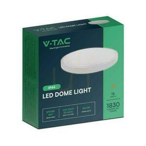 Přisazené stropní svítidlo V-TAC 18W LED kulatý 25cm s povrchovou montáží IP44 bílý VT-8618 6500K 1830lm small 2