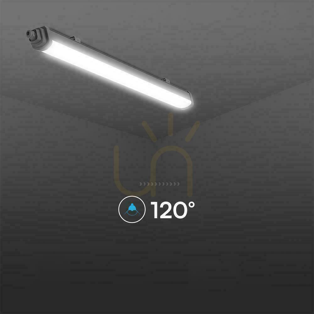 Kontrola V-TAC SAMSUNG CHIP GT-SERIES 60cm 18W 120Lm/W VT-12017 6500K 2160lm Hermetické LED svítidlo 3 roky záruka V-TAC SAMSUNG CHIP GT-SERIES 60cm 18W 120Lm/W VT-12017 6500K 2160lm Hermetické LED svítidlo 3 roky záruka