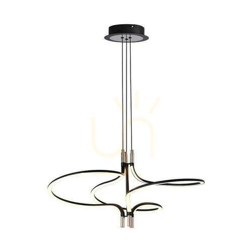 Kontrola Závěsné LED svítidlo V-TAC VT-7980 30 W černo-zlaté, 56 × 120 cm, 3000 K