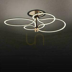 V-TAC LED stropní svítidlo 36W Gold Black 29x84cm VT-7981 3000K 4150lm. small 2