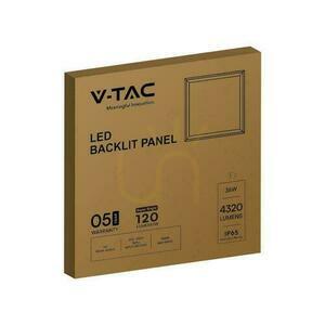 LED panel V-TAC 36W 600x600 LED podsvícení Hermetické IP65 120Lm/W VT-6235 6500K 4320lm Záruka 5 let 2 LED panel V-TAC 36W 600x600 LED podsvícení Hermetické IP65 120Lm/W VT-6235 6500K 4320lm Záruka 5 let small 2