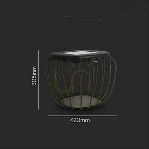 Přenosná solární lampa V-TAC 1W LED s možností tisku IP44 Změna barvy šedá 42x30cm VT-7993 3000K-6000K 120lm. 2 Přenosná solární lampa V-TAC 1W LED s možností tisku IP44 Změna barvy šedá 42x30cm VT-7993 3000K-6000K 120lm. small 2