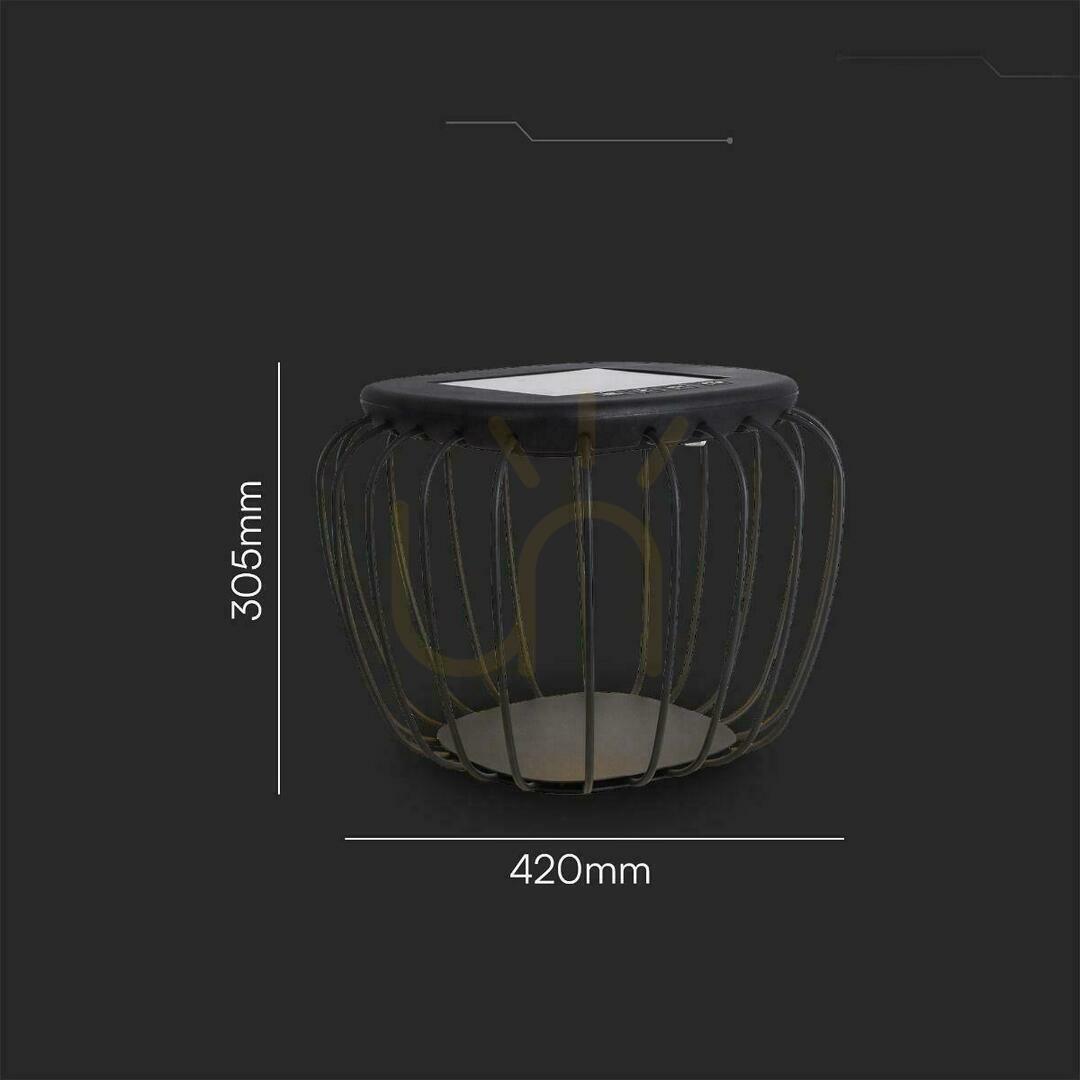 Náhled Přenosná solární lampa V-TAC 1W LED s možností tisku IP44 Změna barvy šedá 42x30cm VT-7993 3000K-6000K 120lm. Přenosná solární lampa V-TAC 1W LED s možností tisku IP44 Změna barvy šedá 42x30cm VT-7993 3000K-6000K 120lm.