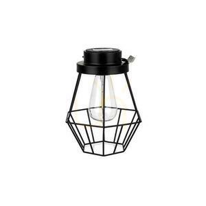 V-TAC LED přenosná solární lampa IP44 černá 18x21cm VT-7995 2700K 8lm small 1