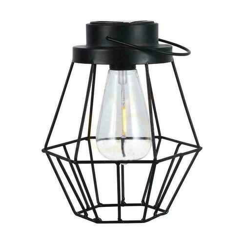 Kontrola V-TAC LED přenosná solární lampa IP44 černá 18x21cm VT-7995 2700K 8lm