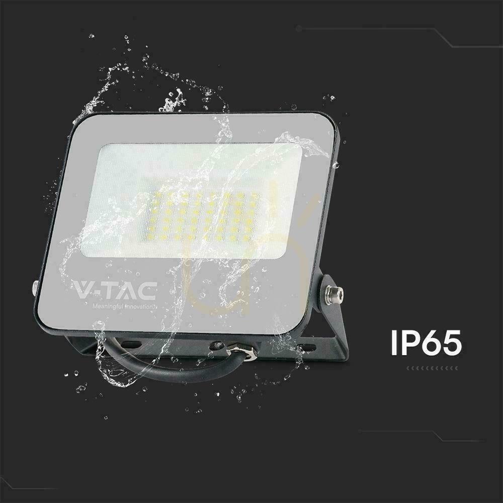 Pohled V-TAC LED projektor 30W černý IP65 Pilot VT-44034 RGB+6500K 2310lm V-TAC LED projektor 30W černý IP65 Pilot VT-44034 RGB+6500K 2310lm