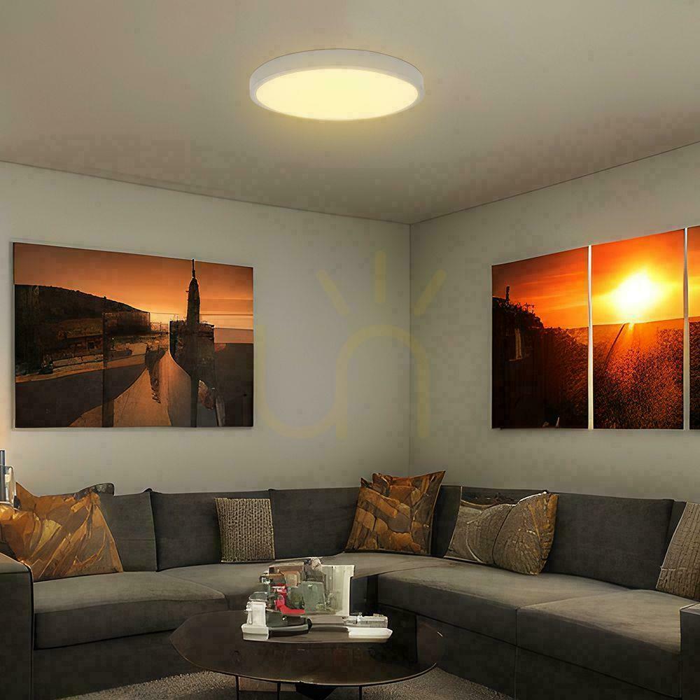 Náhled Stropní LED svítidlo V-TAC VT-8624 kulaté ⌀29 cm 24 W bílé 3000 K IP44 Stropní LED svítidlo V-TAC VT-8624 kulaté ⌀29 cm 24 W bílé 3000 K IP44
