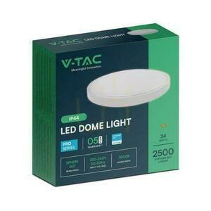 Stropní svítidlo V-TAC 24W LED SAMSUNG CHIP kulaté 29cm povrchová montáž IP44 bílé VT-8624 6500K 2500lm 5 let záruka small 2