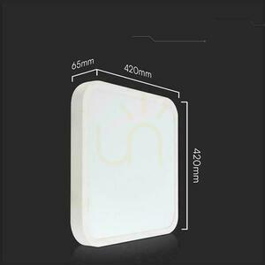 Čtvercové stropní LED svítidlo V-TAC VT-8630 bílé 48 W 42 cm 6500 K IP44 small 3