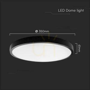 Plafond V-TAC 36W LED SAMSUNG CHIP kulatý 35cm povrchová montáž IP44 černý VT-8630B 4000K 3820lm 5 let záruka small 3