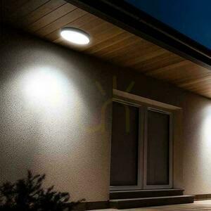 Plafond V-TAC 36W LED SAMSUNG CHIP kulatý 35cm povrchová montáž IP44 černý VT-8630B 4000K 3820lm 5 let záruka small 7