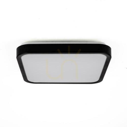 Kontrola Plafond V-TAC 18W LED SAMSUNG CHIP Square 25x25cm Povrchová montáž IP44 Black VT-8618B 4000K 1830lm Záruka 5 let