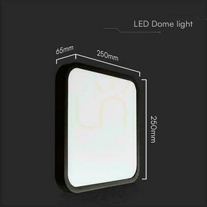 Plafond V-TAC 18W LED SAMSUNG CHIP Square 25x25cm Povrchová montáž IP44 Black VT-8618B 6500K 1830lm Záruka 5 let 3 Plafond V-TAC 18W LED SAMSUNG CHIP Square 25x25cm Povrchová montáž IP44 Black VT-8618B 6500K 1830lm Záruka 5 let small 3