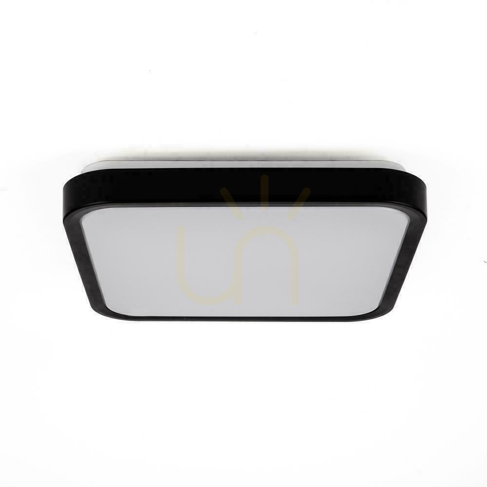 Kontrola Plafond V-TAC 18W LED SAMSUNG CHIP Square 25x25cm Povrchová montáž IP44 Black VT-8618B 6500K 1830lm Záruka 5 let Plafond V-TAC 18W LED SAMSUNG CHIP Square 25x25cm Povrchová montáž IP44 Black VT-8618B 6500K 1830lm Záruka 5 let