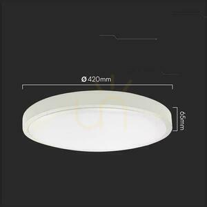 Plafond V-TAC 36W LED SAMSUNG CHIP kulatý 42cm Pilotní snímač pohybu pro povrchovou montáž IP44 bílý VT-8630S 4000K 3820lm Záruka 5 let small 3