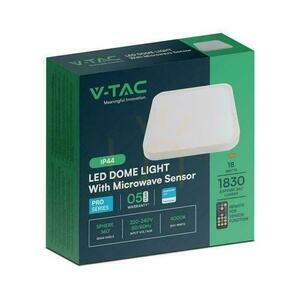 Plafond V-TAC 18W LED SAMSUNG CHIP Square 30x30cm Senzor pohybu pro povrchovou montáž IP44 White VT-8618S 4000K 1830lm Záruka 5 let 2 Plafond V-TAC 18W LED SAMSUNG CHIP Square 30x30cm Senzor pohybu pro povrchovou montáž IP44 White VT-8618S 4000K 1830lm Záruka 5 let small 2