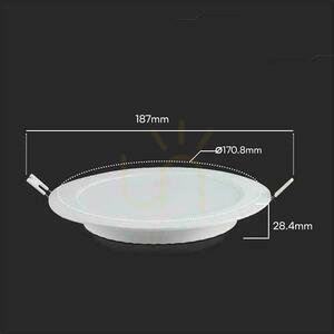 V-TAC 12W LED SAMSUNG CHIP Zapuštěný panel kulatý 170x28mm VT-61012RD-S 3000K 1200lm 5 let záruka 3 V-TAC 12W LED SAMSUNG CHIP Zapuštěný panel kulatý 170x28mm VT-61012RD-S 3000K 1200lm 5 let záruka small 3