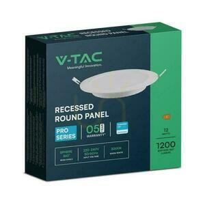 V-TAC 12W LED SAMSUNG CHIP Zapuštěný panel kulatý 170x28mm VT-61012RD-S 3000K 1200lm 5 let záruka 4 V-TAC 12W LED SAMSUNG CHIP Zapuštěný panel kulatý 170x28mm VT-61012RD-S 3000K 1200lm 5 let záruka small 4