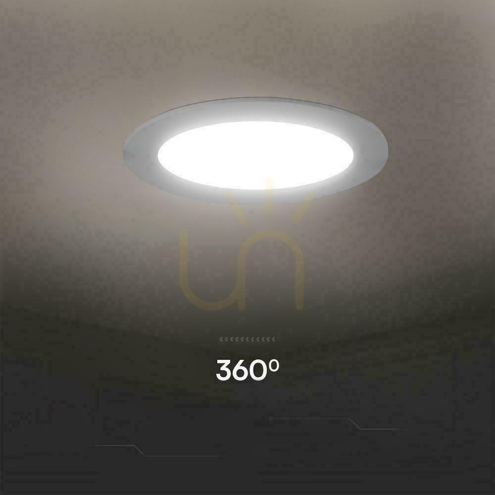 Kontrola V-TAC 12W LED SAMSUNG CHIP Zapuštěný panel kulatý 170x28mm VT-61012RD-S 6500K 1200lm Záruka 5 let V-TAC 12W LED SAMSUNG CHIP Zapuštěný panel kulatý 170x28mm VT-61012RD-S 6500K 1200lm Záruka 5 let
