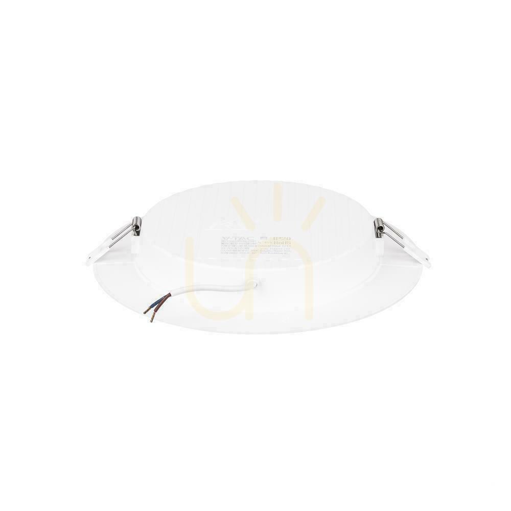 Pohled V-TAC 18W LED SAMSUNG CHIP Zapuštěný panel kulatý 220x28mm VT-61018RD-S 3000K 1850lm 5 let záruka V-TAC 18W LED SAMSUNG CHIP Zapuštěný panel kulatý 220x28mm VT-61018RD-S 3000K 1850lm 5 let záruka
