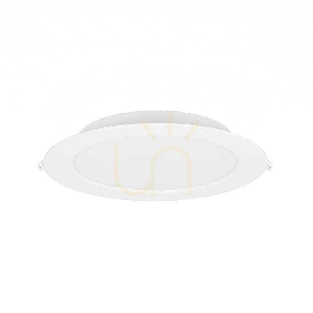 Kontrola V-TAC 18W LED SAMSUNG CHIP Zapuštěný panel kulatý 220x28mm VT-61018RD-S 3000K 1850lm 5 let záruka V-TAC 18W LED SAMSUNG CHIP Zapuštěný panel kulatý 220x28mm VT-61018RD-S 3000K 1850lm 5 let záruka