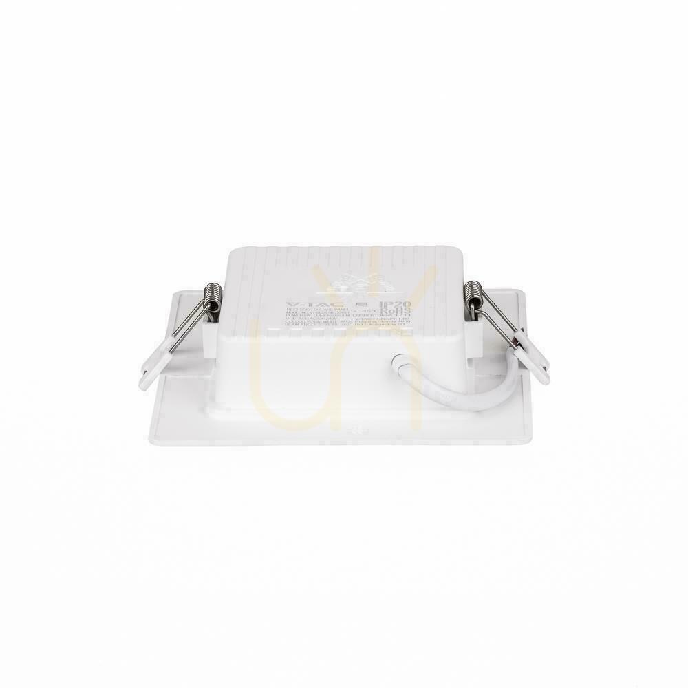 Pohled V-TAC 6W LED SAMSUNG CHIP zapuštěný panel čtvercový 120x120mm VT-61006SQ-S 4000K 660lm V-TAC 6W LED SAMSUNG CHIP zapuštěný panel čtvercový 120x120mm VT-61006SQ-S 4000K 660lm