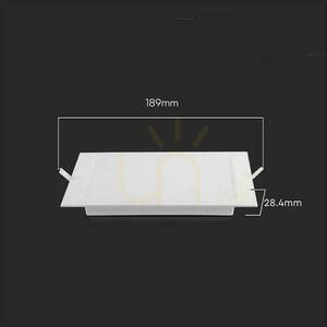 V-TAC Zapuštěný panel 12W LED SAMSUNG CHIP Square 170x170mm VT-61012SQ-S 3000K 1200lm 3 V-TAC Zapuštěný panel 12W LED SAMSUNG CHIP Square 170x170mm VT-61012SQ-S 3000K 1200lm small 3