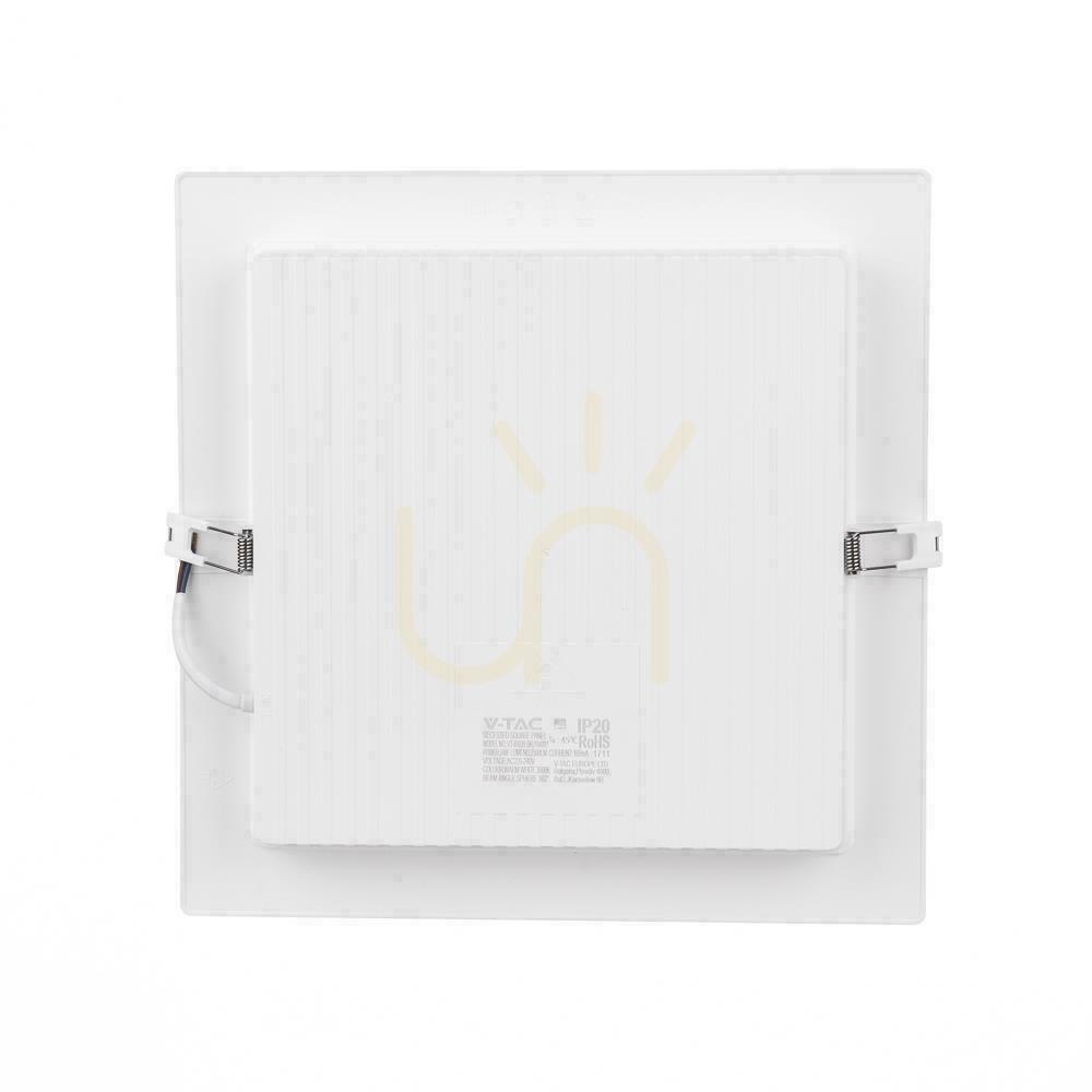 Náhled V-TAC 18W LED SAMSUNG CHIP Zapuštěný panel čtvercový 220x220mm VT-61018SQ-S 6500K 1980lm V-TAC 18W LED SAMSUNG CHIP Zapuštěný panel čtvercový 220x220mm VT-61018SQ-S 6500K 1980lm
