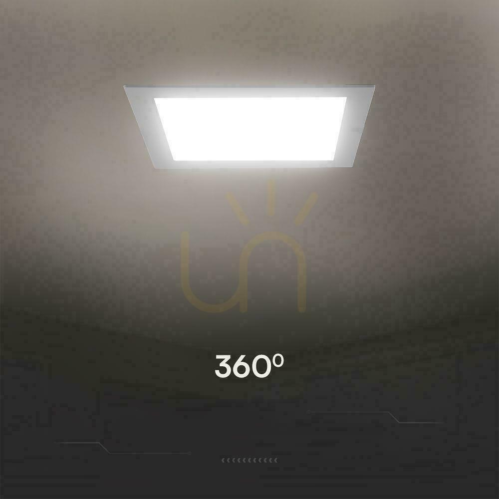 Kontrola V-TAC 18W LED SAMSUNG CHIP Zapuštěný panel čtvercový 220x220mm VT-61018SQ-S 6500K 1980lm V-TAC 18W LED SAMSUNG CHIP Zapuštěný panel čtvercový 220x220mm VT-61018SQ-S 6500K 1980lm