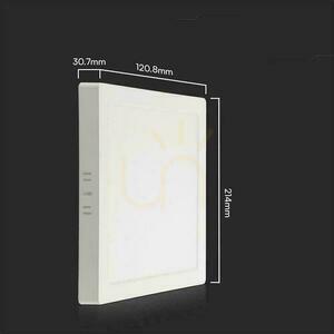 V-TAC 6W LED SAMSUNG CHIP povrchový panel čtvercový 120x120mm VT-60006SQ-S 4000K 660lm small 1