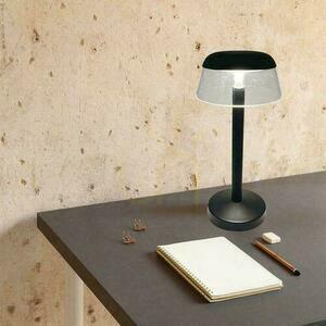 V-TAC 3W LED stolní lampa na noční stolek 28cm USB nabíjení stmívatelná černá VT-75002 3000K-6000K 110lm small 5