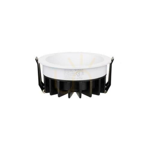 Kontrola V-TAC LED Downlight 24W BRIDGELUX CHIP CCT White Raster Anti-glare Honeycomb VT-17024 3000K-4000K-6400K 2540lm svítidlo.