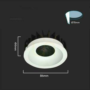 V-TAC LED Downlight 24W BRIDGELUX CHIP CCT White Raster Anti-glare Honeycomb VT-17024 3000K-4000K-6400K 2540lm svítidlo. 4 V-TAC LED Downlight 24W BRIDGELUX CHIP CCT White Raster Anti-glare Honeycomb VT-17024 3000K-4000K-6400K 2540lm svítidlo. small 4