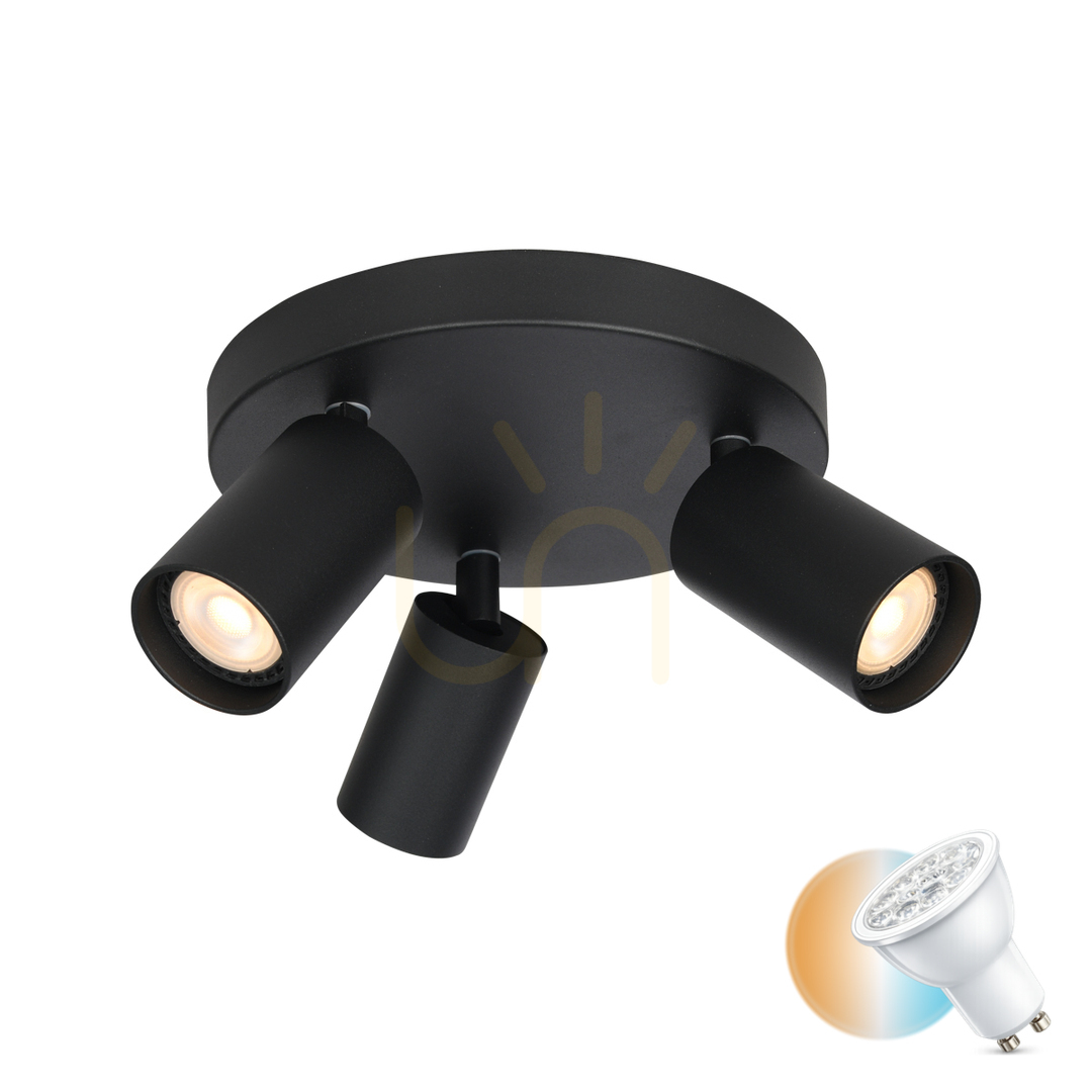 Kontrola Reflektor Italux Nesto 3x GU10 černý IP20, 22 cm, SPL-23436-3R-BK Reflektor Italux Nesto 3x GU10 černý IP20, 22 cm, SPL-23436-3R-BK