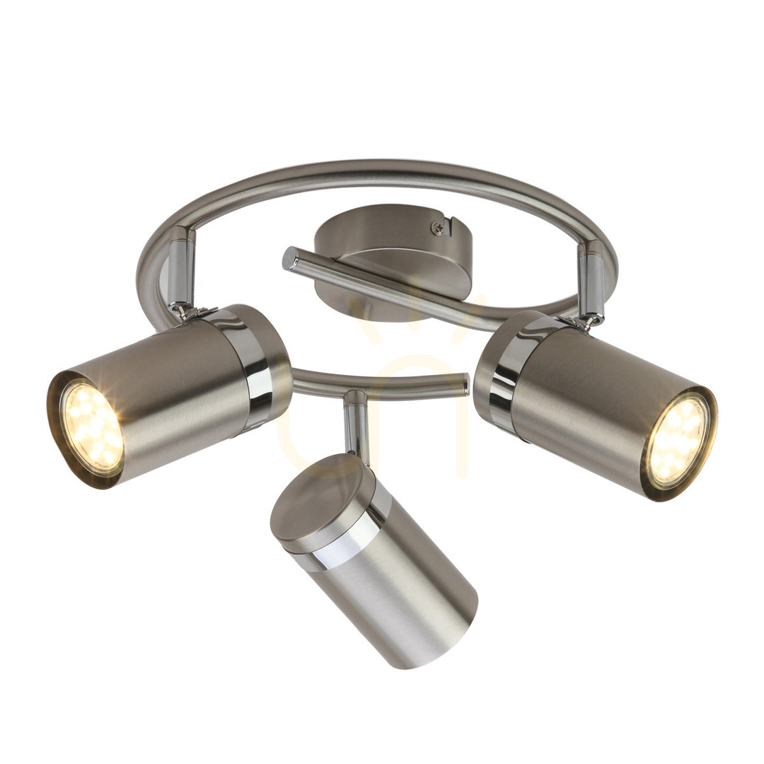 Pohled Stropní bodové svítidlo Italux Palmoni chromované 3×GU10 SPL-2024-3A Stropní bodové svítidlo Italux Palmoni chromované 3×GU10 SPL-2024-3A