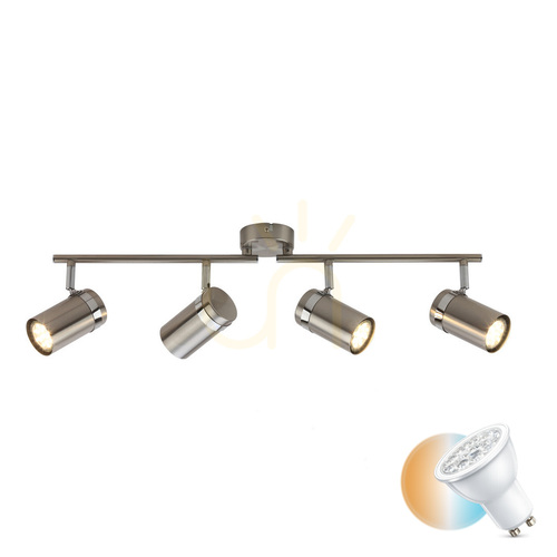 Kontrola Reflektor Italux Palmoni 4xGU10 stříbrný 72 cm SPL-2024-4