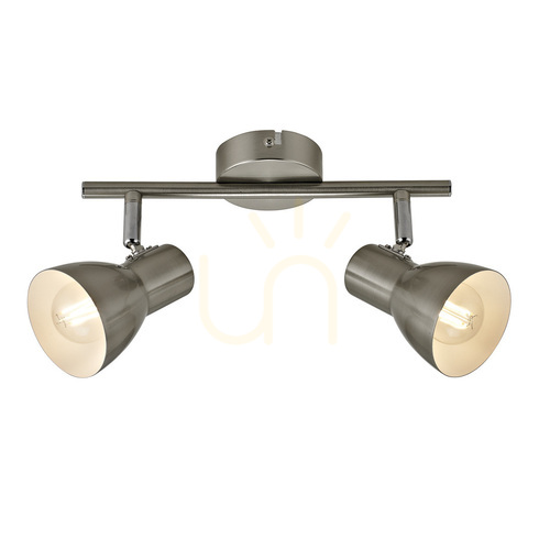 Kontrola Reflektor Italux Riado 2xE14 stříbrný SPL-3422-2-SN