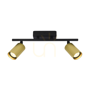 Reflektor Italux Tris 2x GU10 černý 34 cm SKU SPL-46829-2-BK-GD 1 Reflektor Italux Tris 2x GU10 černý 34 cm SKU SPL-46829-2-BK-GD small 1