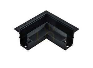 Konektor L pro magnetickou sběrnici LUNA-MAG pro zapuštěnou montáž - LUNARES Black small 0