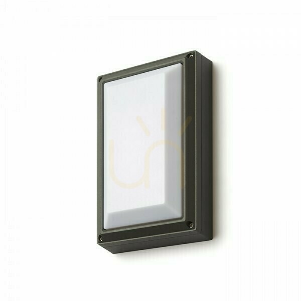 Kontrola Nástěnné svítidlo Delta Rc Anthracite 230 V E27 18 W Ip54 Nástěnné svítidlo Delta Rc Anthracite 230 V E27 18 W Ip54