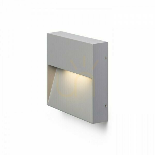 Kontrola Nástěnné svítidlo Aqila Sq wall grey 230 V Led 6 W Ip54 3000 K Nástěnné svítidlo Aqila Sq wall grey 230 V Led 6 W Ip54 3000 K