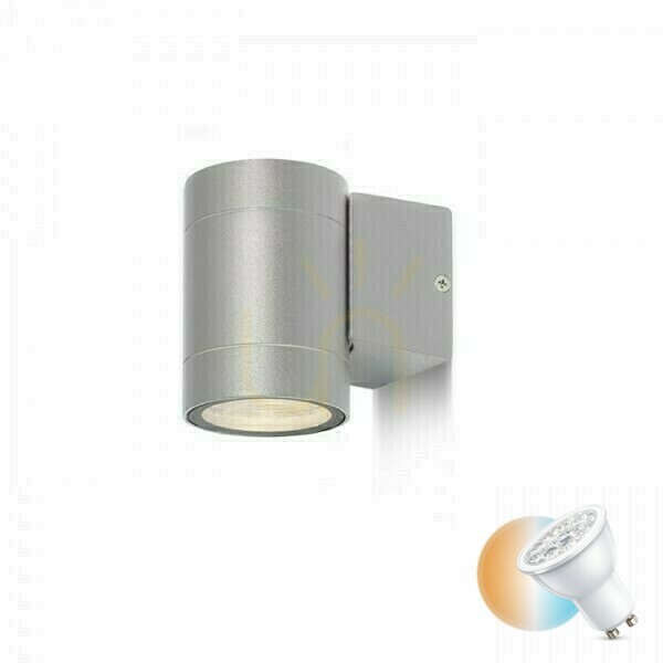Kontrola Venkovní nástěnné svítidlo Mizzi I Silver Grey 230 V Gu10 35 W Ip54 Venkovní nástěnné svítidlo Mizzi I Silver Grey 230 V Gu10 35 W Ip54