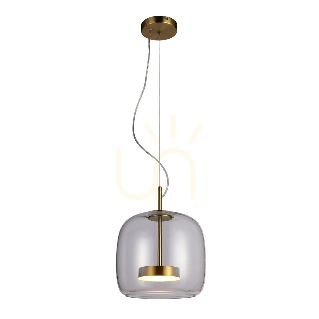 Kontrola Závěsné LED svítidlo Italux Caste zlaté 10W 3000K PND-17760A-BRSS-CL Závěsné LED svítidlo Italux Caste zlaté 10W 3000K PND-17760A-BRSS-CL