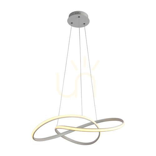 Kontrola Závěsné LED světlo Italux Consa bílé 50 cm PND-19221-WH