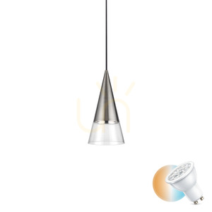 Závěsná lampa Ideallux CONO SP1 Nickel stříbrná GU10 322803 small 0