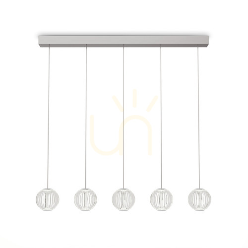 Kontrola Závěsné svítidlo Ideallux Diamond 343471 LED 23W chrom transparentní