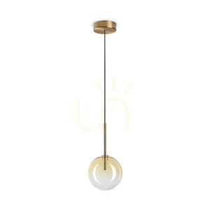 Závěsné svítidlo Ideallux Equinoxe SP1 D15 Ambra Sfumato chrom 345345 small 0