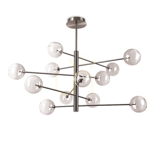 Kontrola Závěsné svítidlo Ideallux Equinoxe SP12 Fumé Sfumato 345390